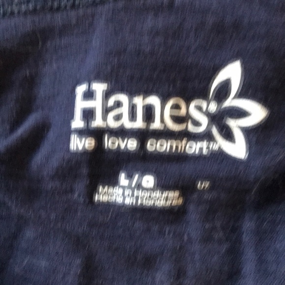 Navy cotton zip up - Picture 3 of 4